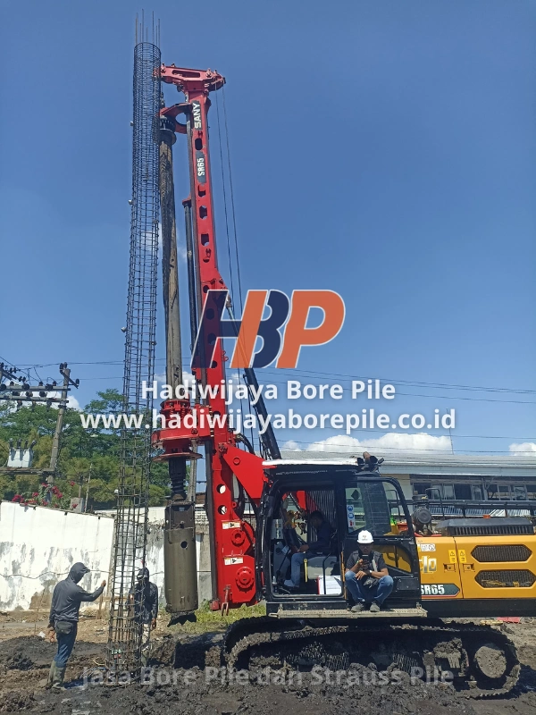 Diagram Penampang Bore Pile